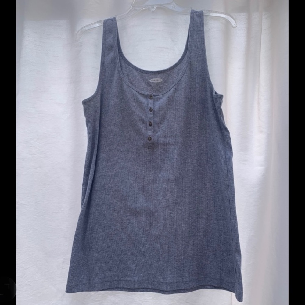 Old Navy Henley Ribbed Tank
